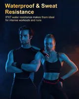 Бездротові навушники Jesebang Wireless Earbuds, Bluetooth 5.3, білий колір, стерео звук, мікрофон, зарядний кейс — фото 3