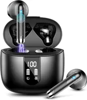 Беспроводные наушники Wireless Earbuds с Bluetooth 5.4, стерео звук, микрофон, зарядный кейс, для смартфонов и гаджетов — фото 2