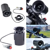 Turbobm Bicycle Bell, Ultra-Loud Electronic Bike Horn Siren and Handlebar Ring, Bike Bell with Modern Style, Black, Handlebar Mount — фото 2