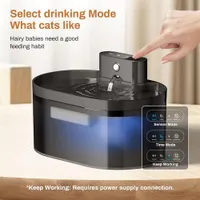 2.2L Wireless Automatic cat Drinking Fountain, Rechargeable cat Drinking Fountain, Automatic Dog Drinking Fountain with Sensor Water Dispenser — фото 6