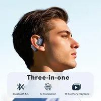 Навушники-перекладачі ERAZER XP2, 135 мов, Bluetooth, відкритого типу, для навчання та роботи — фото 6