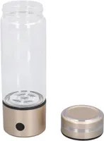 Hydrogen Rich Water Bottle Advanced Electrolysis Generator for Immune System Enhancement for OntheGo Rechargeable Glass 300ml