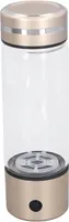 Hydrogen Rich Water Bottle Advanced Electrolysis Generator for Immune System Enhancement for OntheGo Rechargeable Glass 300ml — фото 2
