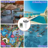 Longzhuo Pool Thermometer, Wireless Thermometer Floating Easy Read with LCD Display, Waterproof Digital Water for Swimming Pools, Spa, Hot Tub, Bath Water, Fish Pond, Aquariums — фото 8