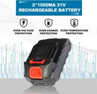 Міні-пила акумуляторна BIG RED Torin 4", портативна, для саду, обрізки гілок, синя — фото 4