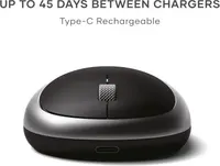 Беспроводная Bluetooth мышь Satechi M1, USB-C перезаряжаемая, компактная, для MacBook, iPad, PC — фото 2