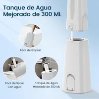 Іригатор Binicare Water Flosser, бездротовий, 5 режимів, 300мл, IPX7, портативний, для дому, білий