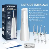 Іригатор Binicare Water Flosser, бездротовий, 5 режимів, 300мл, IPX7, портативний, для дому, білий — фото 3