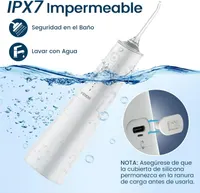Іригатор Binicare Water Flosser, бездротовий, 5 режимів, 300мл, IPX7, портативний, для дому, білий — фото 4