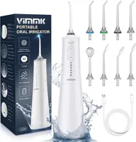 Іригатор Binicare Water Flosser, бездротовий, 5 режимів, 300мл, IPX7, портативний, для дому, білий — фото 5