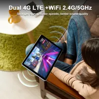 DOOGEE T10W 10 Inch Tablet with SIM Card Slot - 8000mAh Battery, 9GB RAM (4+5) + 128GB ROM, Android Tablets, Face Unlock, 5GHz WiFi, GPS, 4G Tablet with Pen/Keyboard/Mouse/Case - Blue — фото 7
