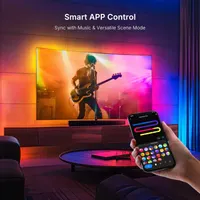 Підсвітка для ТВ з HDMI Sync Box (55-65") 4K 60Hz, Амбілайт, RGB LED-стрічка, App Control — фото 3