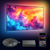 Smart TV LED Backlight with HDMI2.0 4K60Hz Sync, LED Strip Lights & App Controlled Color Changing for 55-65 inch TVs. — фото 7