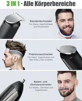 Електробритва чоловіча (IPX7) Роторна, Вологе/Сухе гоління, USB-зарядка, з тримером — фото 4