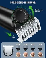 Электробритва мужская (IPX7) Роторная, Влажное/Сухое бритье, USB-зарядка, с триммером — фото 2