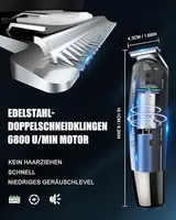 Men's Shaver, Wet&Dry Men's Electric Shaver, IPX7 Waterproof, Men's Beard Trimmer Recharge