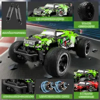 Радиоуправляемый Монстр-трак для детей 3-8 лет, Светящийся корпус, Масштаб 1:18, Прочный — фото 8