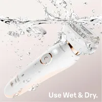 Епілятор Braun Silk-épil 9 Flex 9-002, Плаваюча головка, Wet & Dry, Білий/Золотий — фото 5