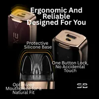 Vaporesso Luxe XR Max 2 Vape Kit [Imperial Red Leather]-8 colours-3200mAh Mega Battery,2A Fast Charge, 80W Output,0.96" TFT+RGB Lights,Dual Mesh Tech-Works with Luxe X,XR Pods & GTX coils-No Nicotine — фото 4
