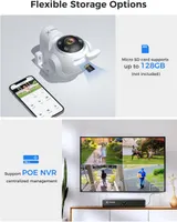 Система видеонаблюдения Cococam 4K POE (8 каналов NVR + 4 камеры), 2TB HDD, AI Детекция — фото 3