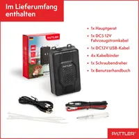 Ультразвуковой отпугиватель куниц PATTLER для авто с LED вспышкой, 12V/USB/AA Б.У — фото 5