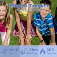 Детские спортивные часы-шагомер Без бренду (Без Bluetooth), Фитнес-трекер водонепроницаемый БУ — фото 3