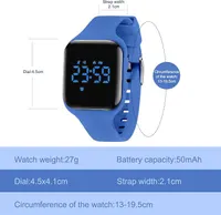 Дитячий спортивний годинник-крокомір Без бренду (Без Bluetooth), Фітнес-трекер водонепроникний БВ — фото 2