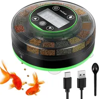 Автоматическая кормушка для рыб Petbank CY-109 LCD таймер аккумуляторная зеленая БУ — фото 5