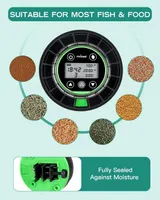 Автоматическая кормушка для рыб Petbank CY-109 LCD таймер аккумуляторная зеленая БУ — фото 6