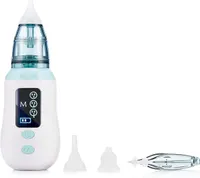 Meriden Aspiro Baby Nasal Aspirator Electric Nasal Aspirator USB Charging with Two Nose Attachments and Tweezers — фото 2