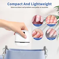 Electric Nail Clipper, 3 Speeds Automatic Electric Nail Trimmer for Adults Seniors Baby Children with LED Light, Rechargeable Electric Nail Clippers for Men Women Kids Electric Nail File Cutter — фото 7
