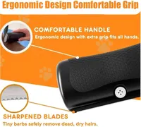 Deshedding Brush, Deshedding Brush for Pets, Deshedding Dog Brush for Cats, Dogs, Horses, Easy Hair Removal Tool — фото 3