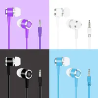 Universal Earphones Subwoofer MP3 Mobile Phone Crystal Sound Wire Earplugs Stereo — фото 3