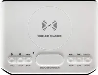 Радіо будильник Sunstech Bluetooth FM USB бездротова зарядка 5W годинник настільний — фото 5