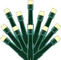 Гирлянда 300 LED тёплый белый, 100 футов, 5мм, широкий угол, 8 режимов, адаптер, праздничная — фото 9