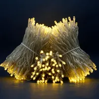 300 Count Warm White Christmas Lights, 100 Feet Wide Angle 5mm LED String Lights with 8 Models Adapter гирлянда — фото 3