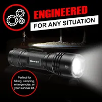 Тактический фонарь GearLight LED S2000, 5 режимов свечения, мощный, водонепроницаемый
