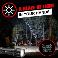 Тактический фонарь GearLight LED S2000, 5 режимов свечения, мощный, водонепроницаемый — фото 7