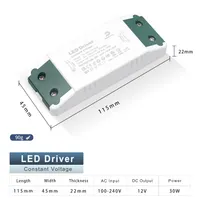 LED драйвер DUSKTEC 12V 60W, трансформатор для світлодіодної стрічки, блок живлення, адаптер, стабілізатор — фото 3