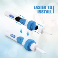 KRY Ear Wax Removal Vacuum for Kids & Adults, Ear Cleaning Kit Smart Earwax Remover Tool with Replaceable Tips, Soft Earwax Cleaner Ear-Pick Clean Set
