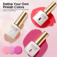 Rosalind Pink Gel Nail Polish Set, 6PCS Hot Pink & Light Pink Nail Polish — фото 2