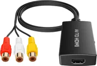 AIFHDAUF RCA to HDMI Converter with HDMI Cable, AV to HDMI Converter, RCA Input HDMI Output Video Audio Adapter for Sky/DVD/STB to View on HDTVs — фото 4