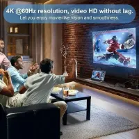 HDMI коммутатор 3 в 1 AIFHDAUF Scart RCA в HDMI конвертер с HDMI кабелем черный для PS5 PS4 PS3 DVD — фото 2