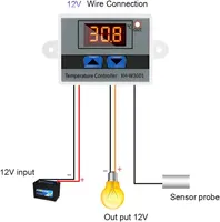 Терморегулятор цифровой XH-W3002 (нагрев / охлаждение) 12V/120 W