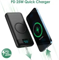 Мощный Powerbank 26800 mAh с беспроводной зарядкой 15W и PD 25W