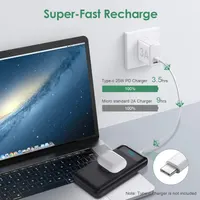 Мощный Powerbank 26800 mAh с беспроводной зарядкой 15W и PD 25W — фото 5