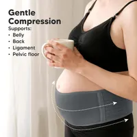 KeaBabies, Ease, Maternity Support Belt for Pregnancy, Medium/Large, Midnight Black, 1 Count — фото 3