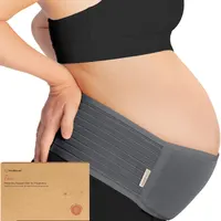 Пояс-бандаж для вагітних KeaBabies Ease M/L, чорний – підтримка живота й спини, комфортний щоденний пояс для майбутніх мам — фото 5