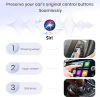 Бездротовий адаптер 2в1 CarPlay та Android Auto для автомобіля підтримка IOS та Android зручне підключення — фото 3