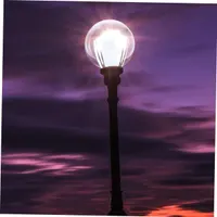 STOBAZA Acrylic Clear Globe Lamp Shade Replacement Opening Elegant Outdoor Light Fixture Cover for Courtyard Walls Gardens Patios and Porches Effortless — фото 3